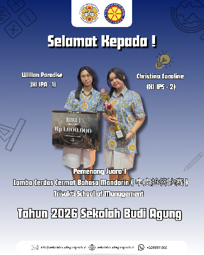 Foto Juara 1 Cerdas Cermat Mandarin 2026